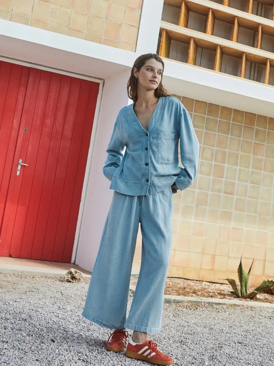 Denim Effect Overshi Vf105 Tejano