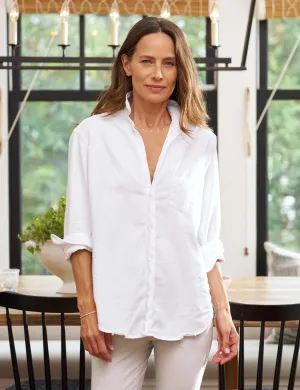 Denim Shirt E Eileen Famous De White-Tattered-Wash