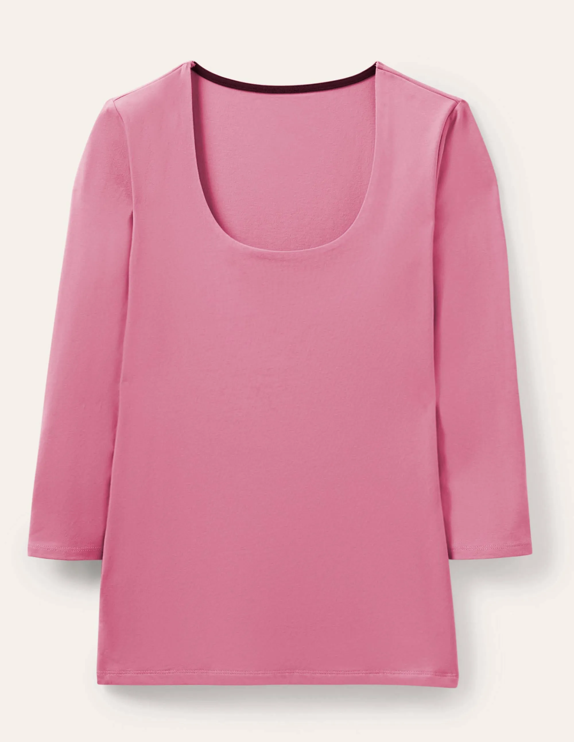 Double Layer Front Top-Posy Pink