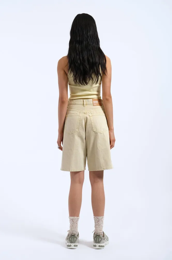 Dr Denim Bella Buff Yellow Shorts