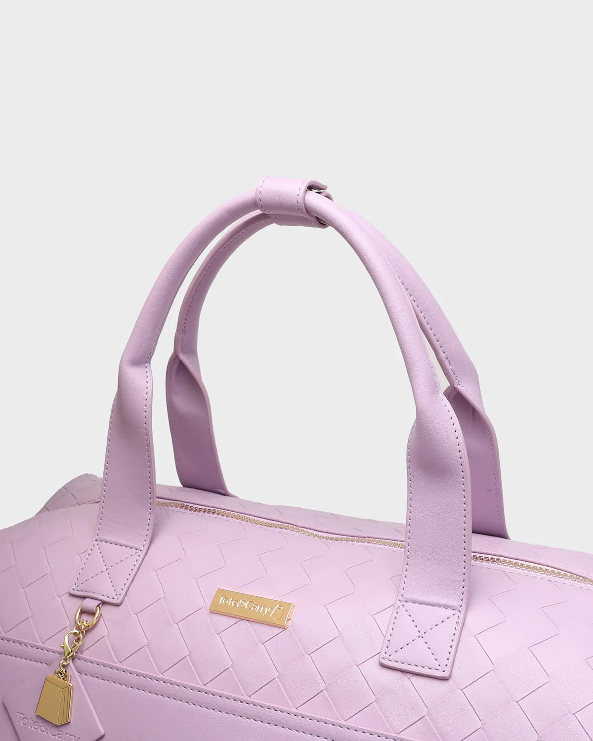 Duffle Bag Girl in Purple