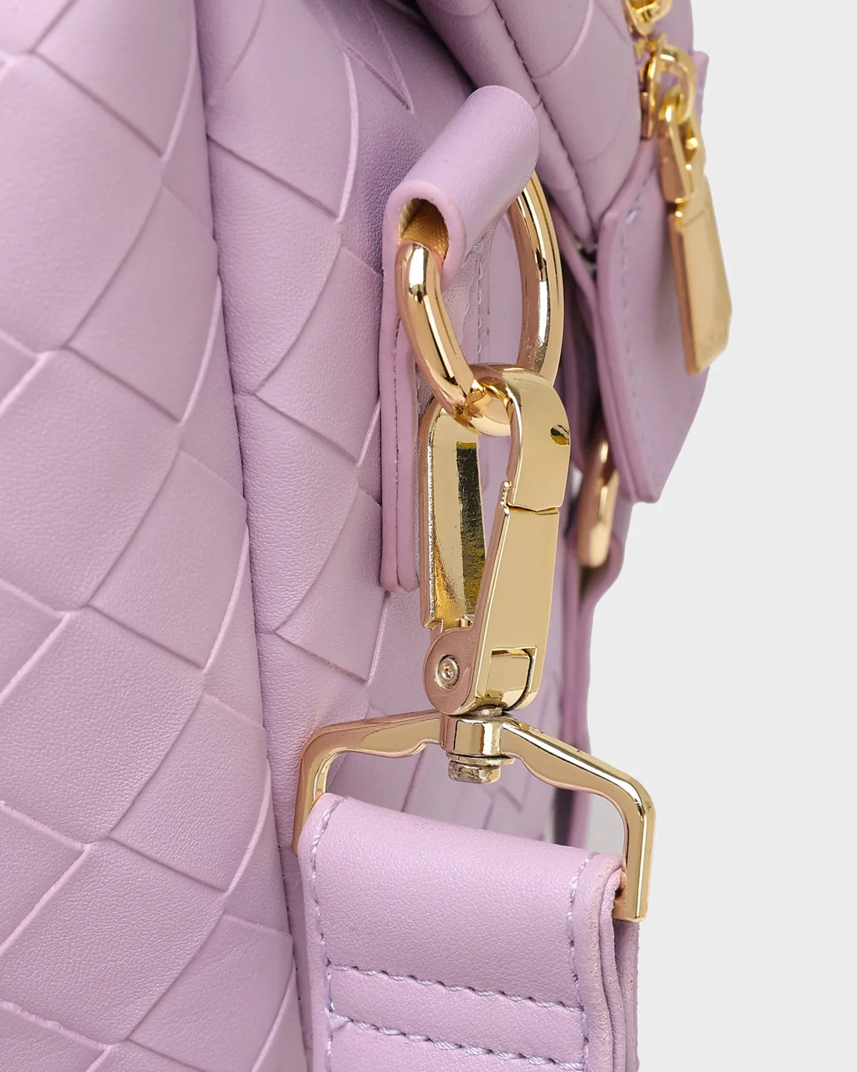 Duffle Bag Girl in Purple