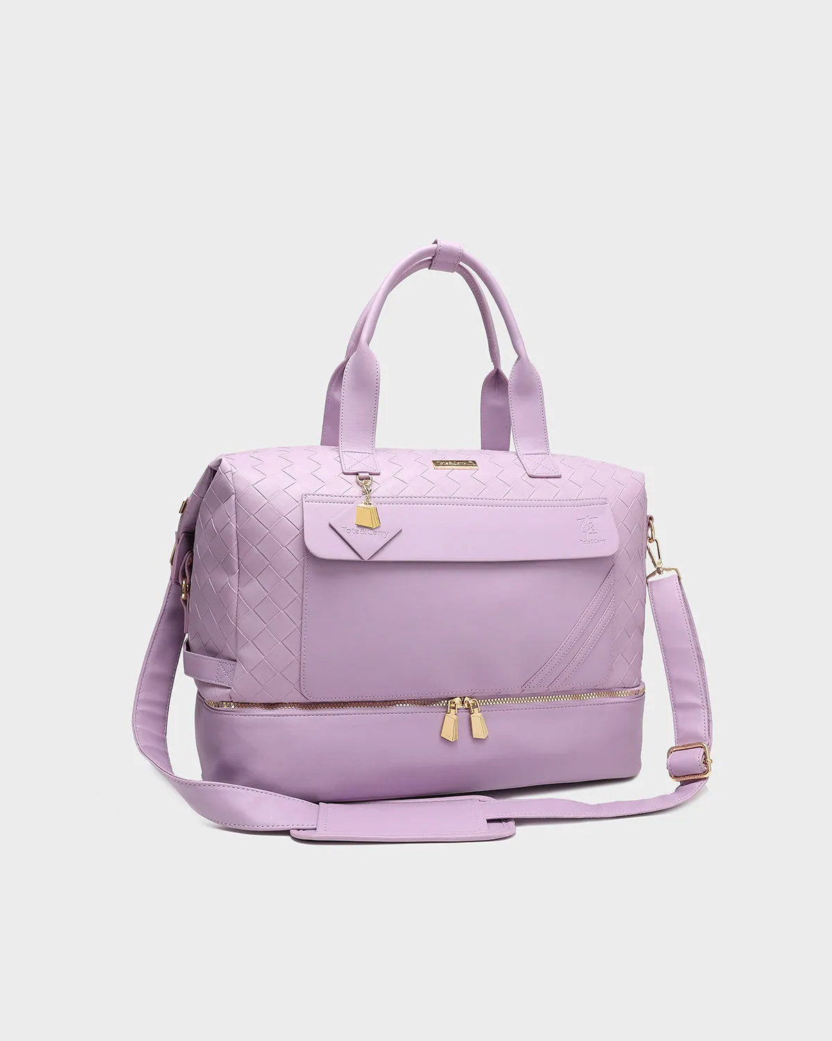 Duffle Bag Girl in Purple