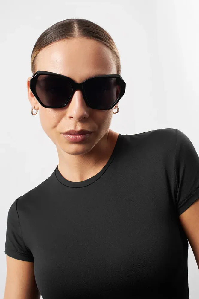 Eco Shades Lucia Black Sunglasses