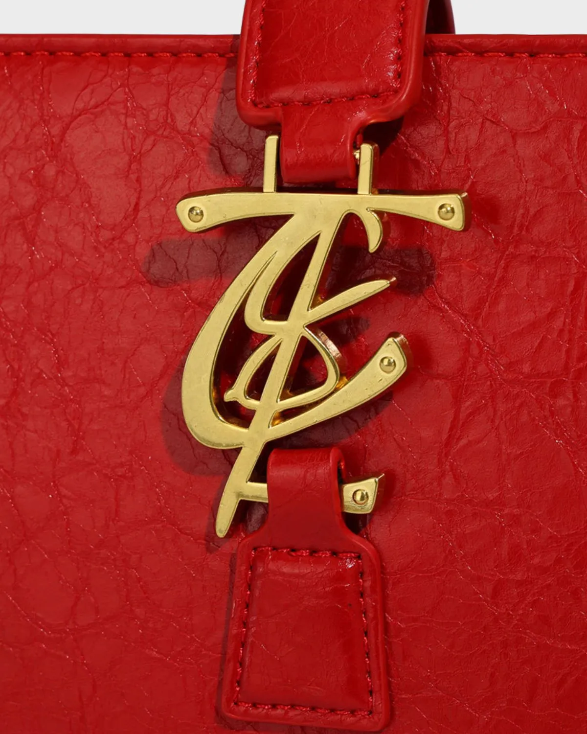 Elise Shoulder Bag in Red