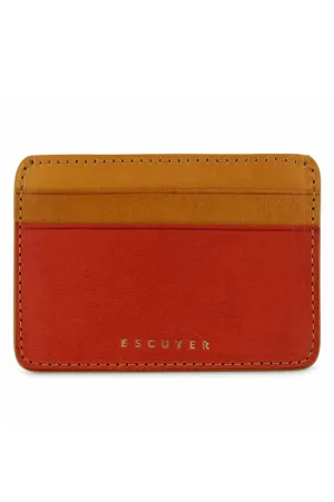 Escuyer Orange and Mustard Cardholder