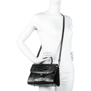 EXOTIC CROCO HANDLE BAG