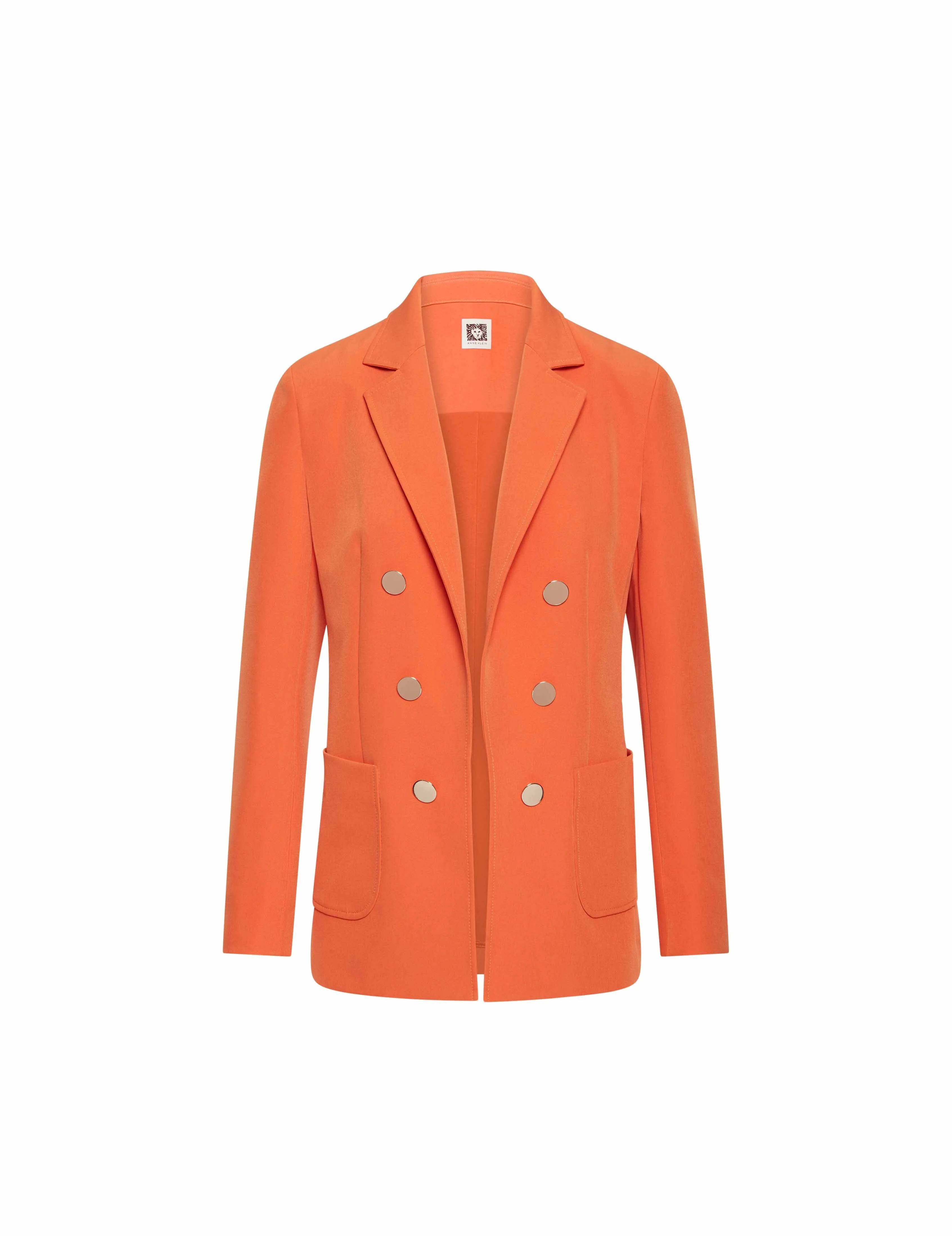 Faux Double-Breasted Patch Pocket Jacket- Sale