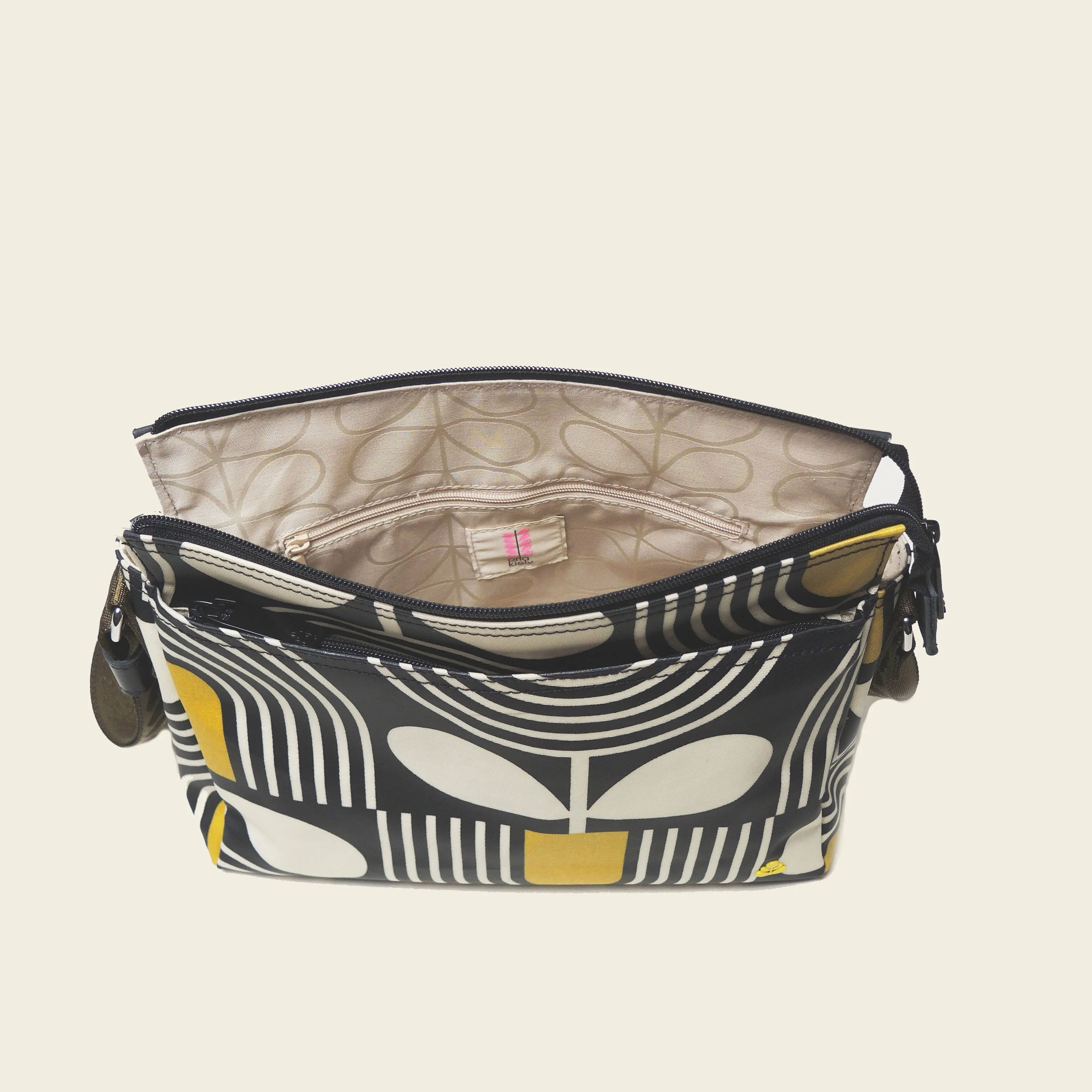 Fielder Crossbody - Giant Striped Tulip Noir