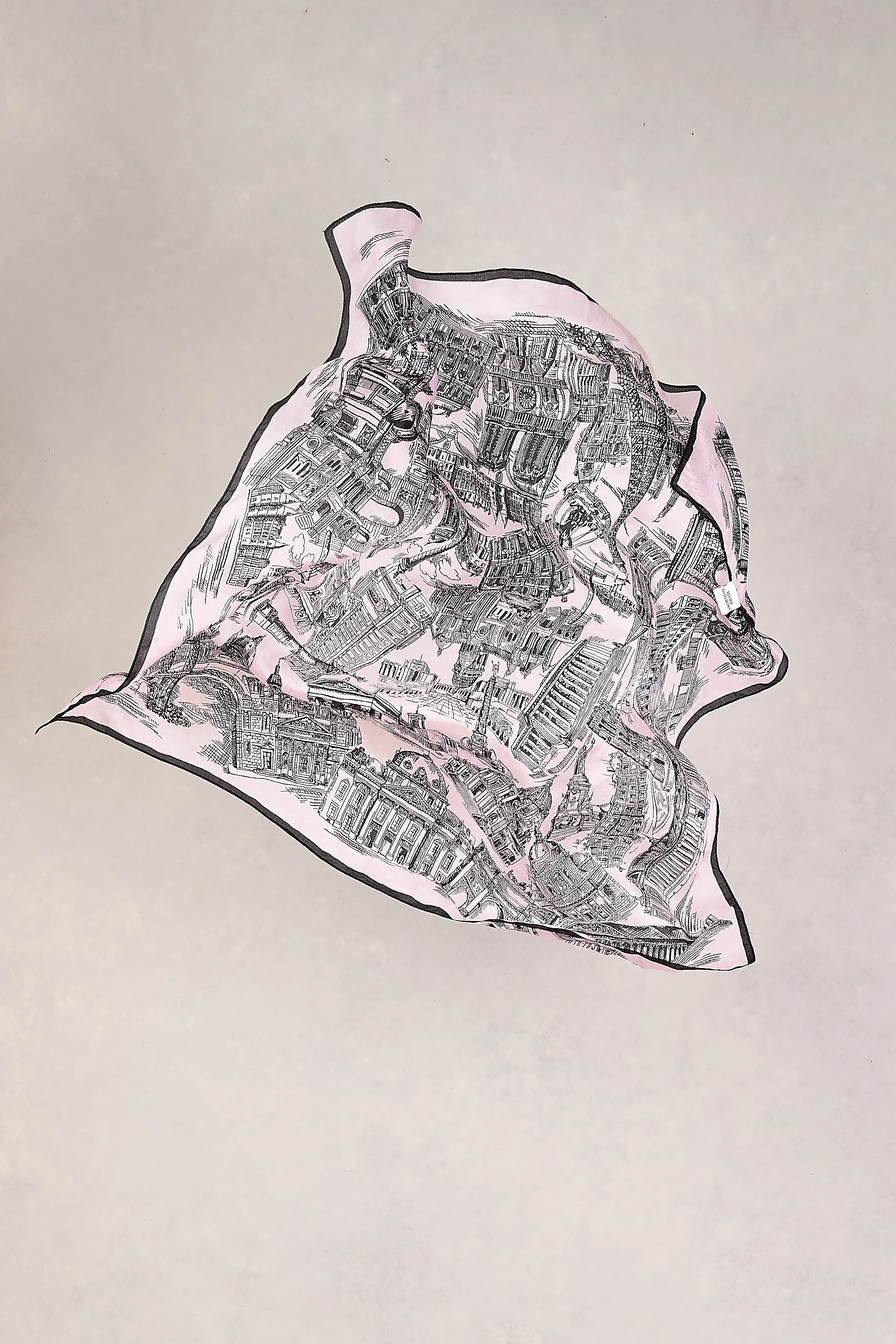 France Capital Silk Scarf - Multi