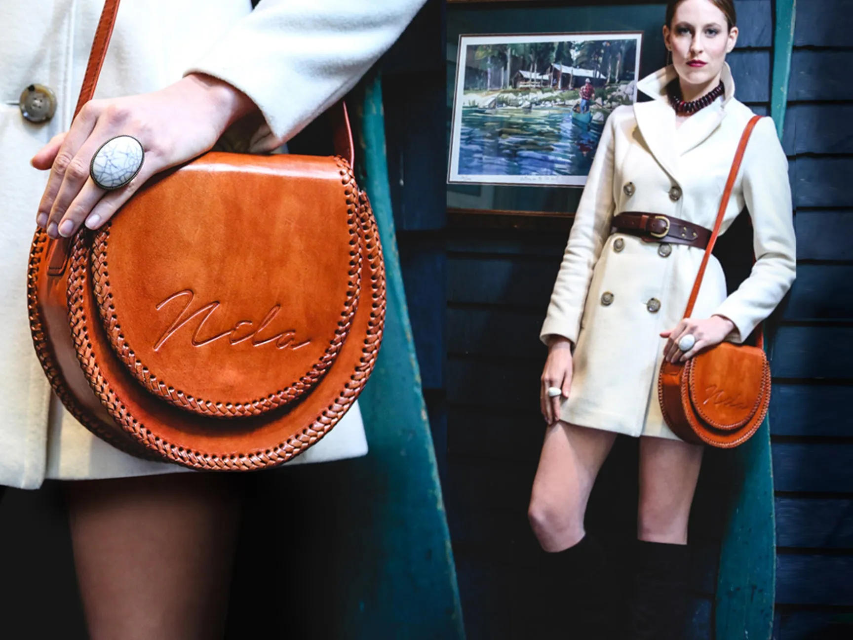 French Vintage Crossbody Bag