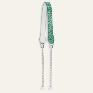 Gemini Strap | Caribbean Dreams Soft Metallic Silver with Silver hardware