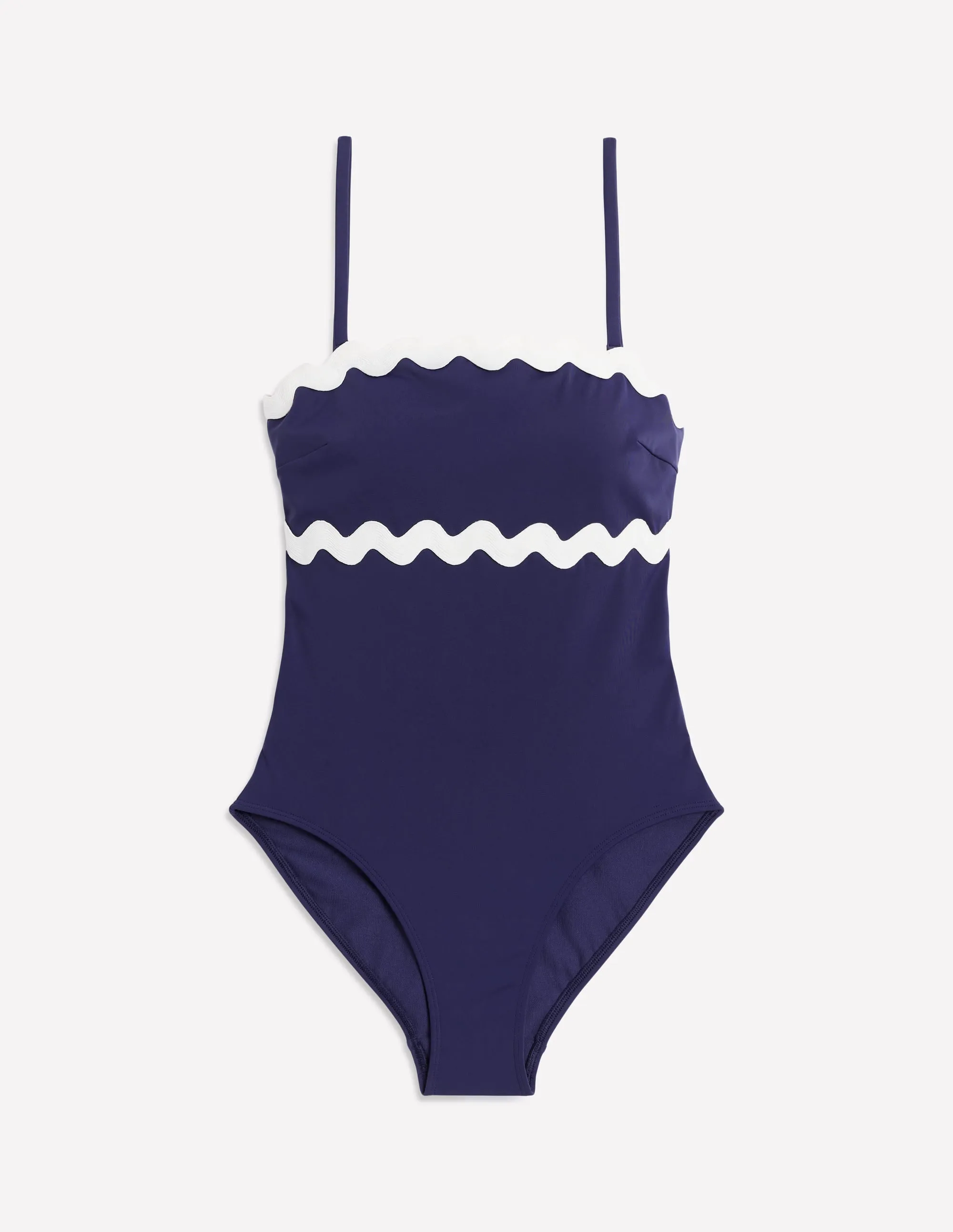 Giant Rik Rak Swimsuit-Navy/Ivory