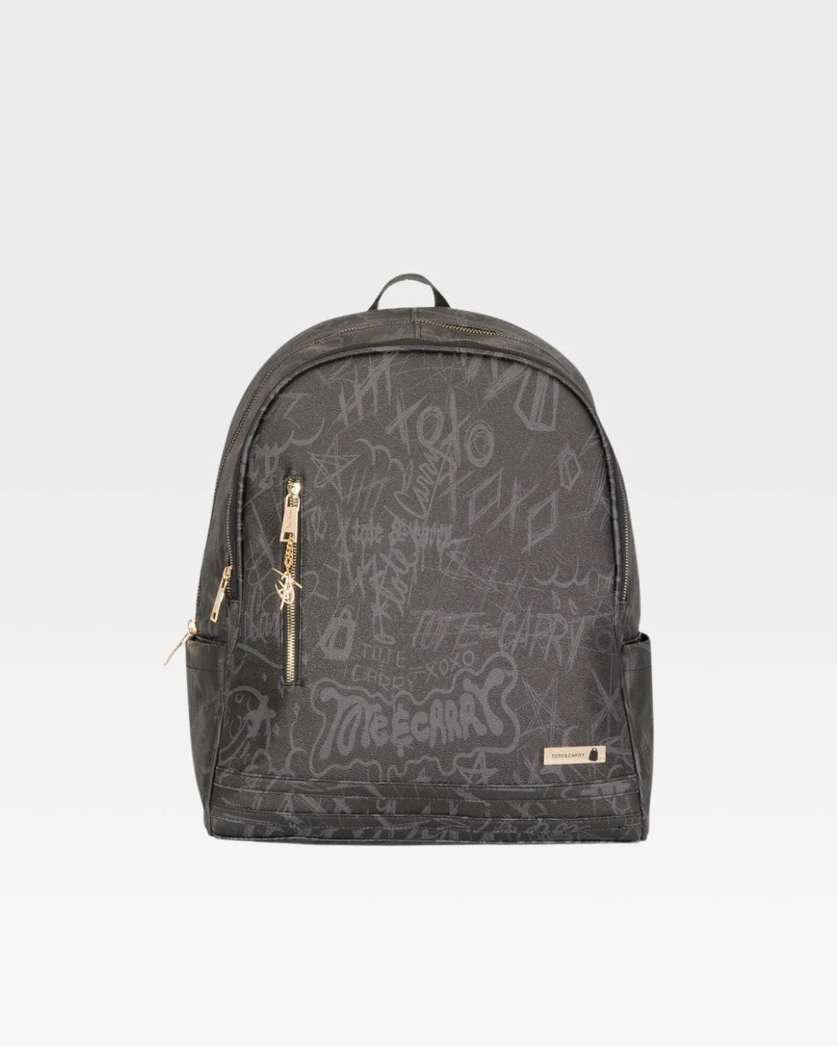 Graffiti Tombstone Roller Duffle Set in Black
