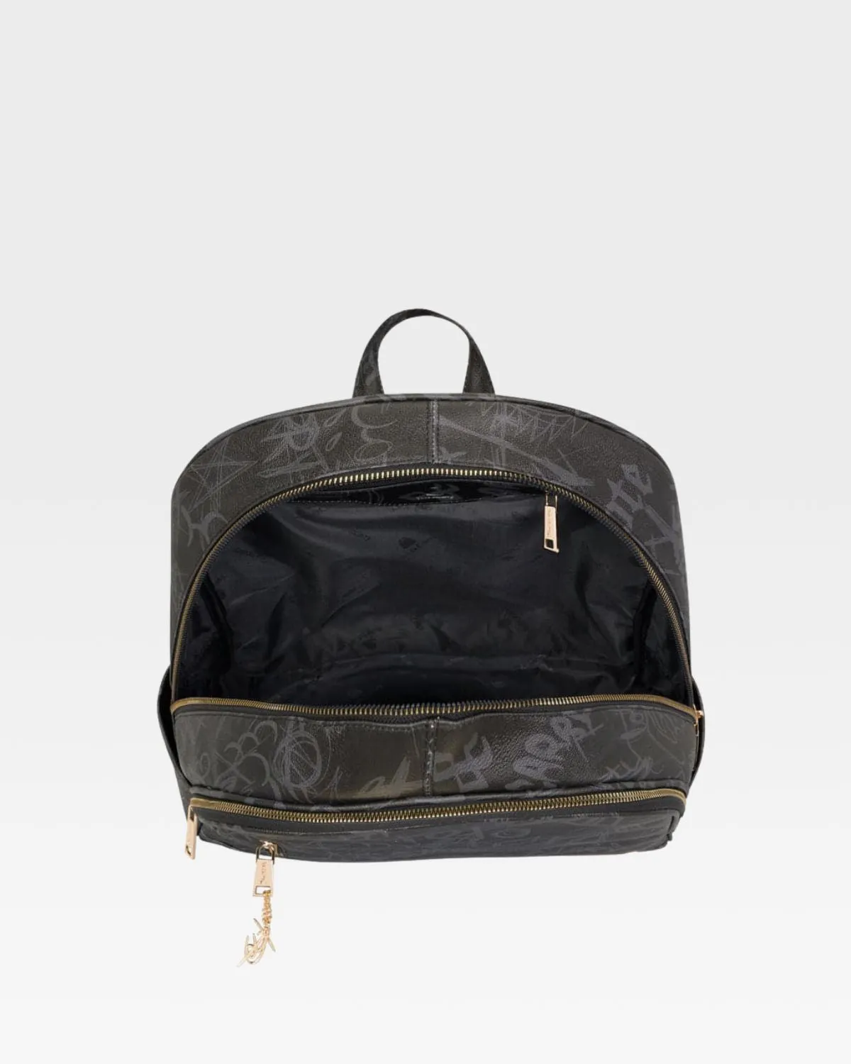 Graffiti Tombstone Roller Duffle Set in Black