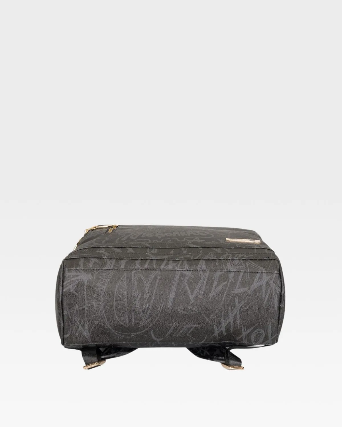 Graffiti Tombstone Roller Duffle Set in Black