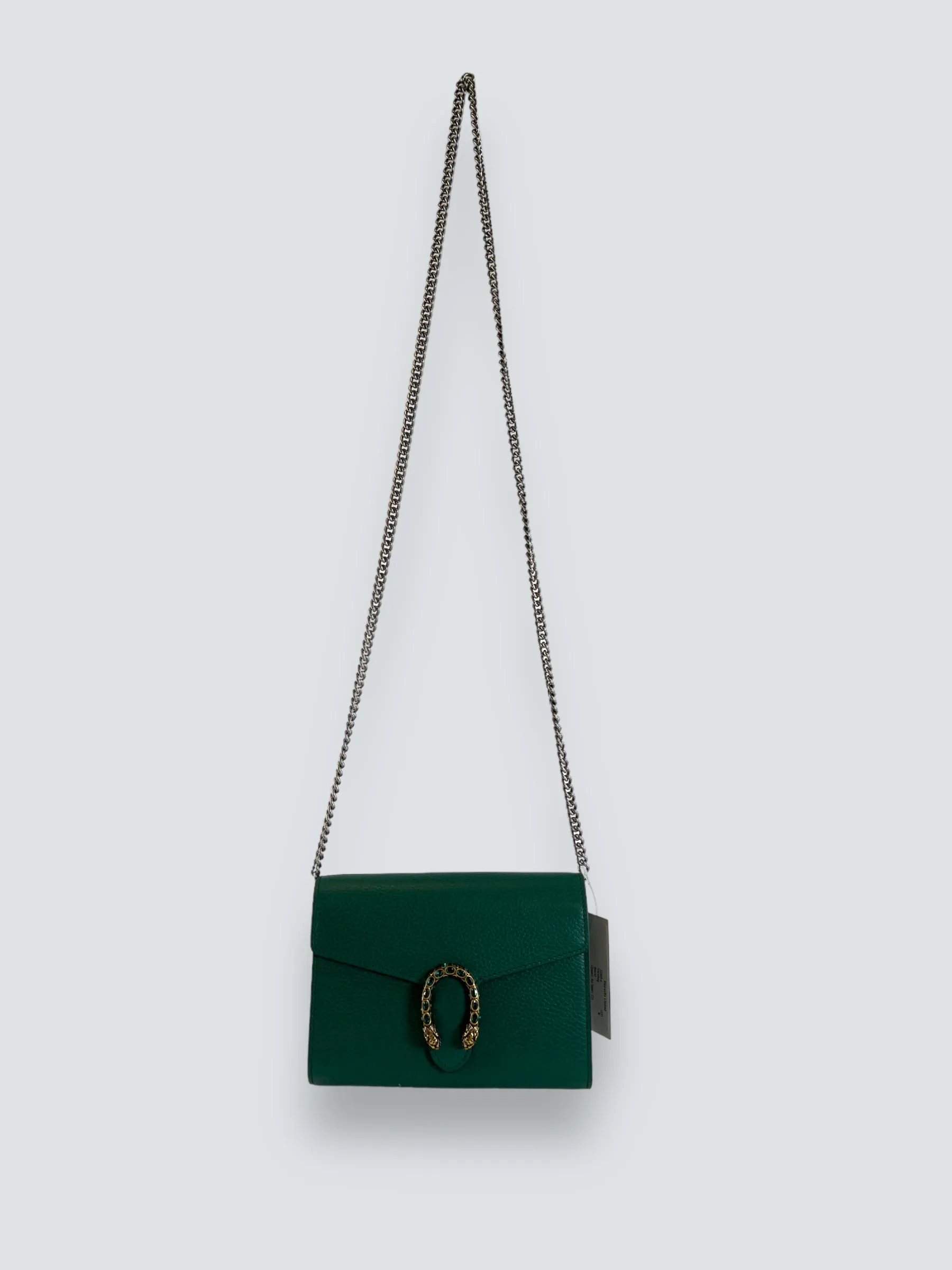 Gucci Emerald Green Leather Small Dionysus