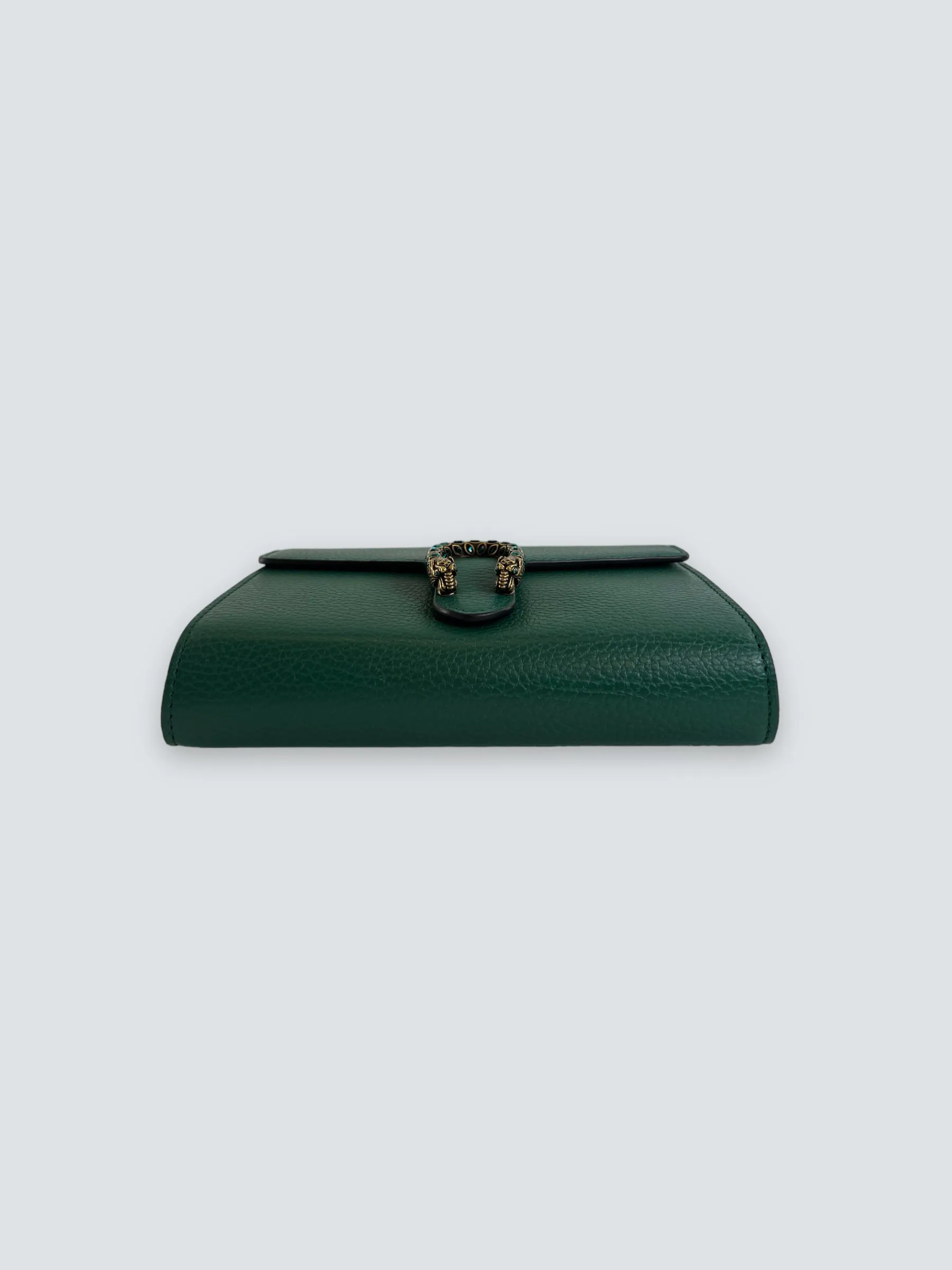 Gucci Emerald Green Leather Small Dionysus