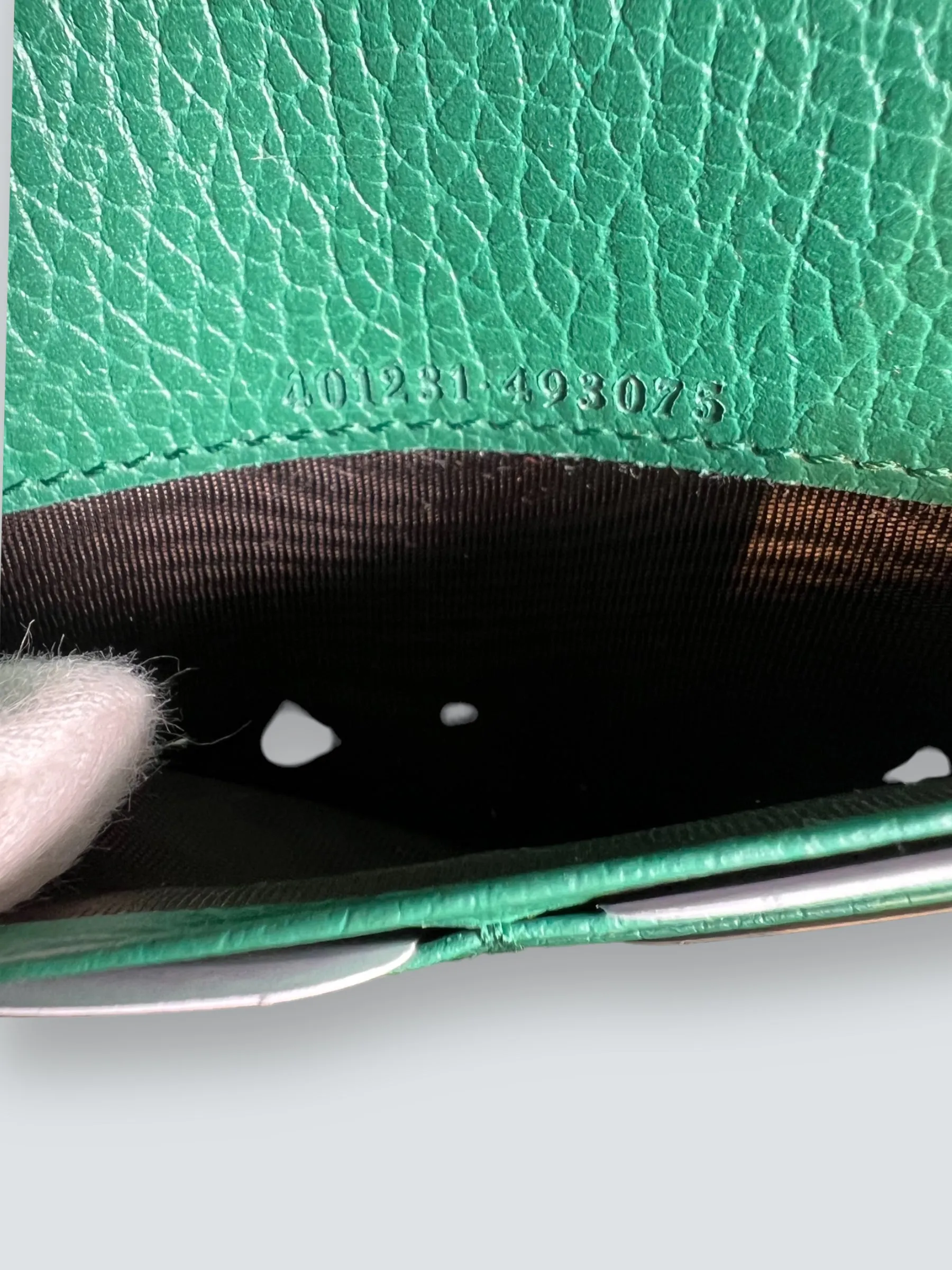 Gucci Emerald Green Leather Small Dionysus