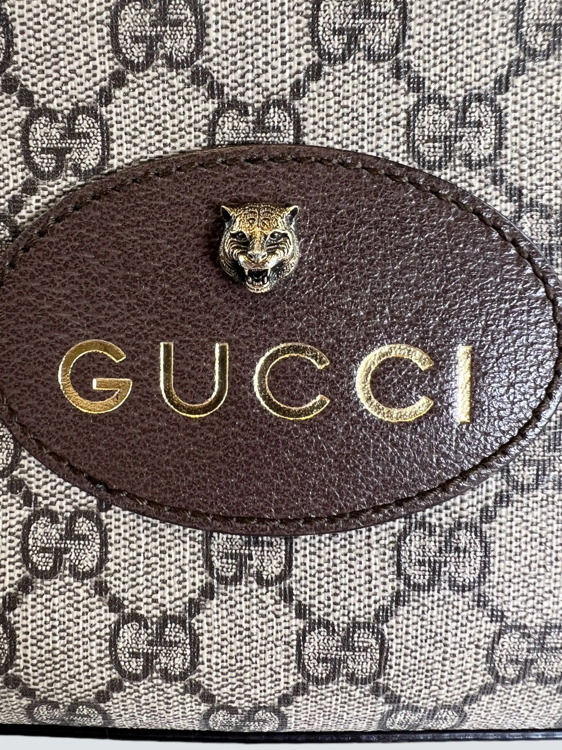 Gucci Monogram Canvas Crossbody