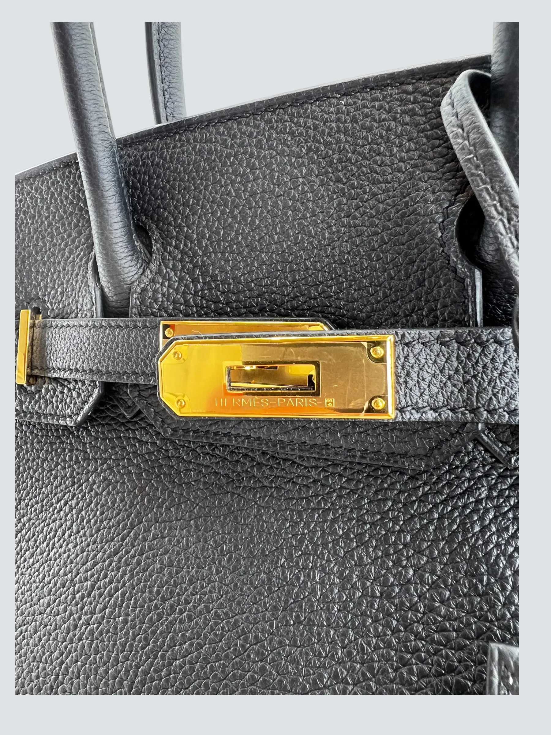 Hermès Black Togo Leather Birkin 30