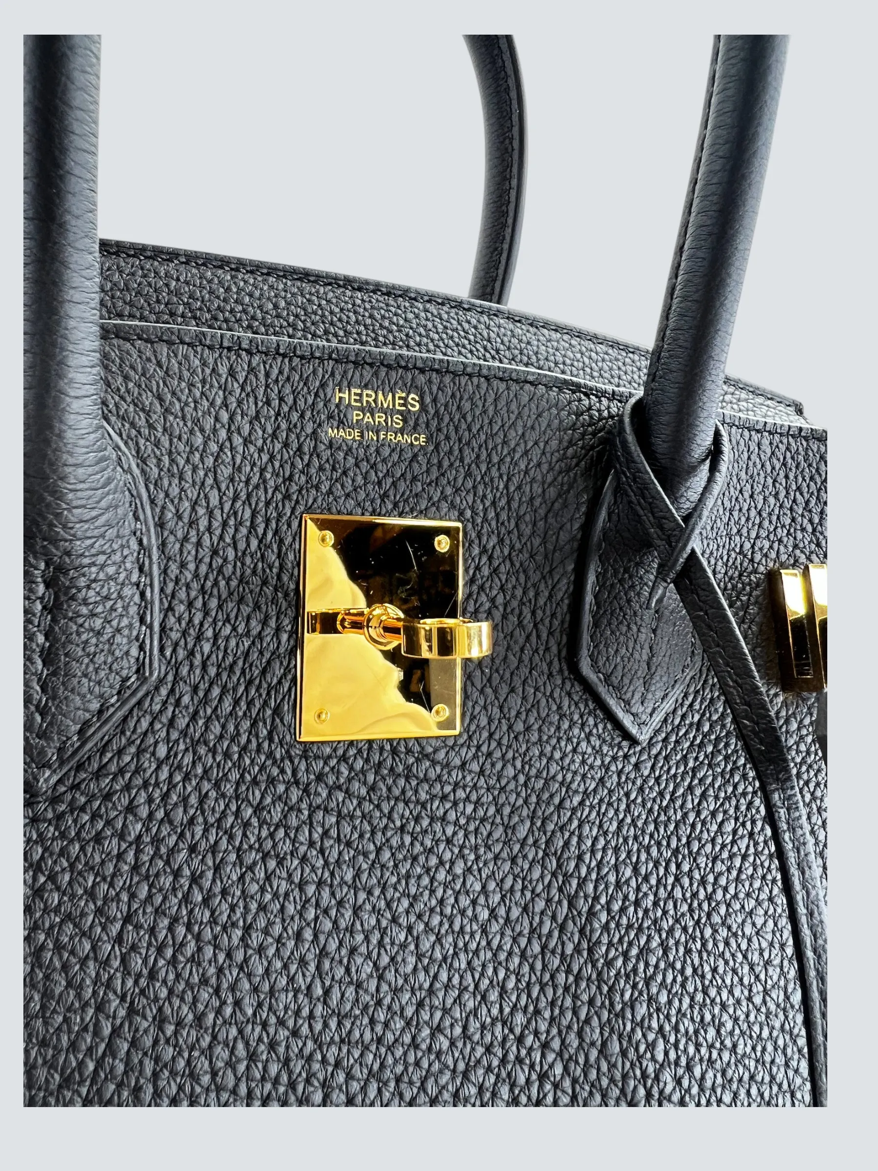 Hermès Black Togo Leather Birkin 30