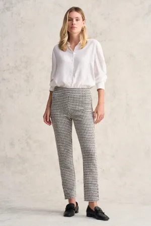 Houndstooth Pant - Jacquard Houndstooth