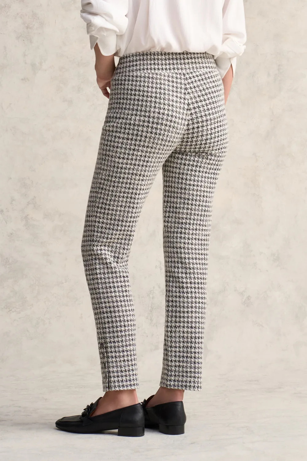 Houndstooth Pant - Jacquard Houndstooth