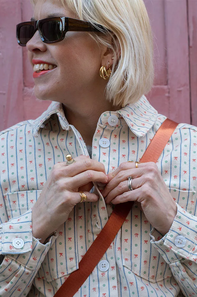 ICHI Brokes Birch Shirt
