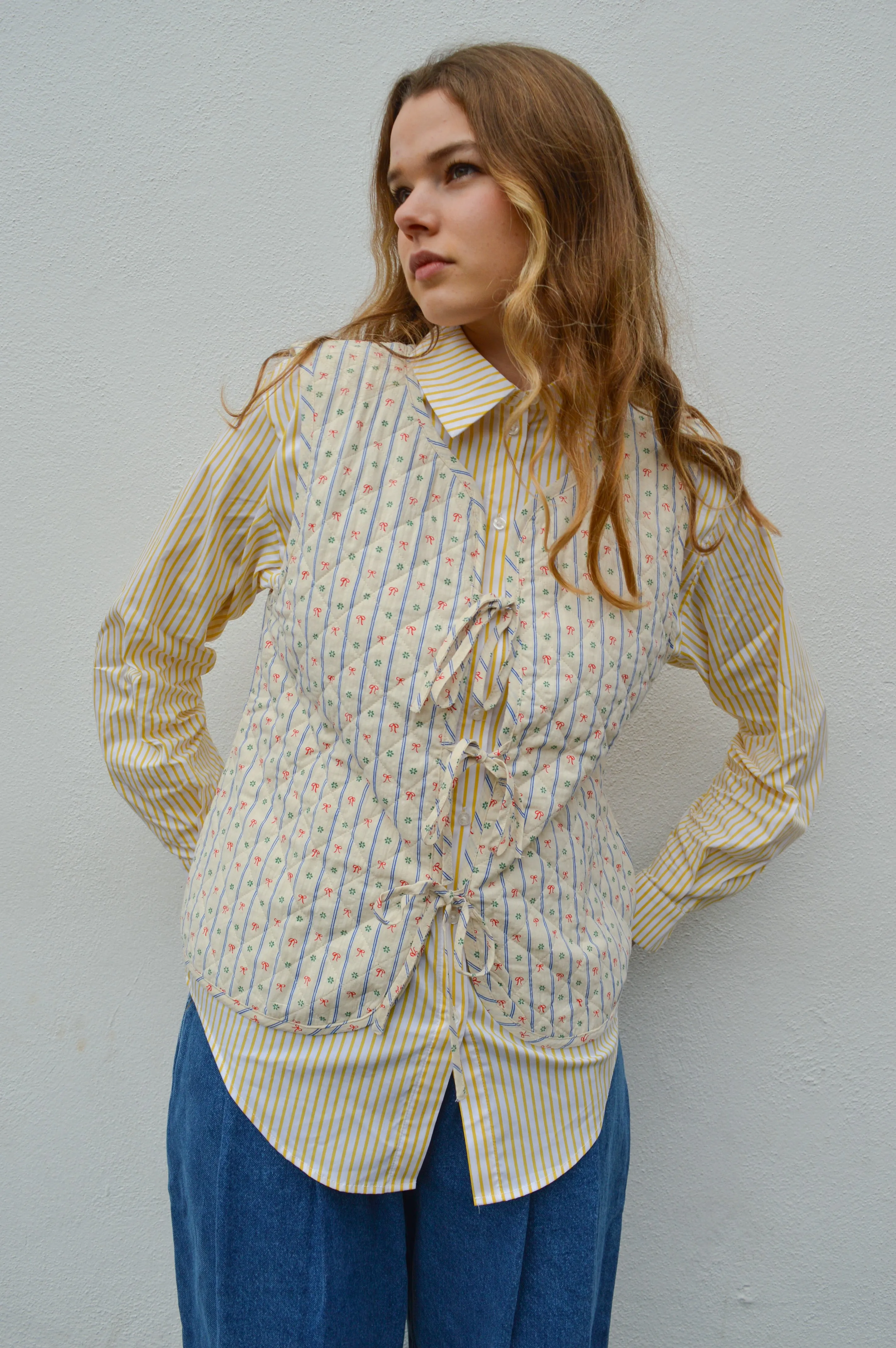 ICHI Quarry Bow Vintage Vest