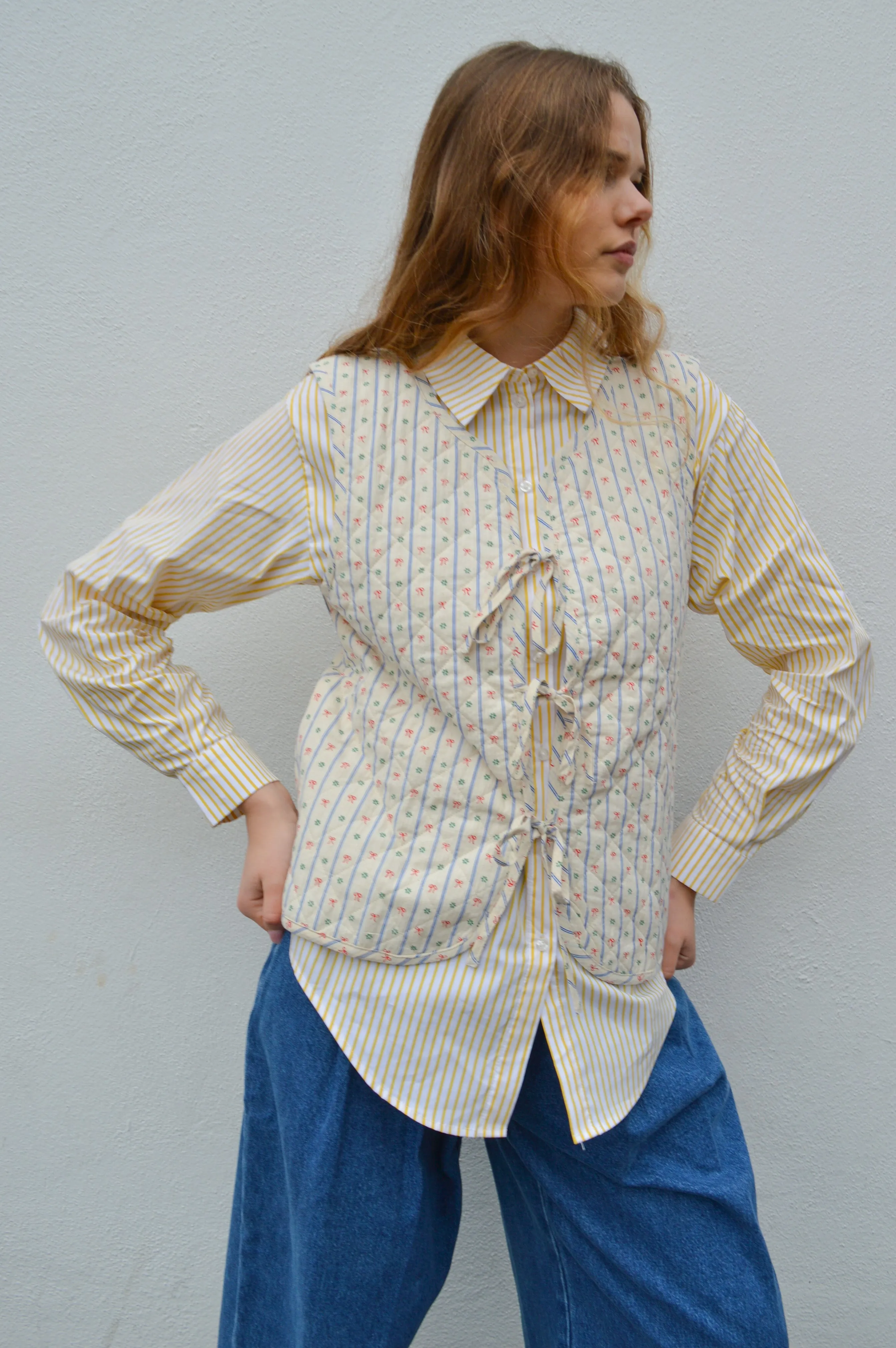 ICHI Quarry Bow Vintage Vest