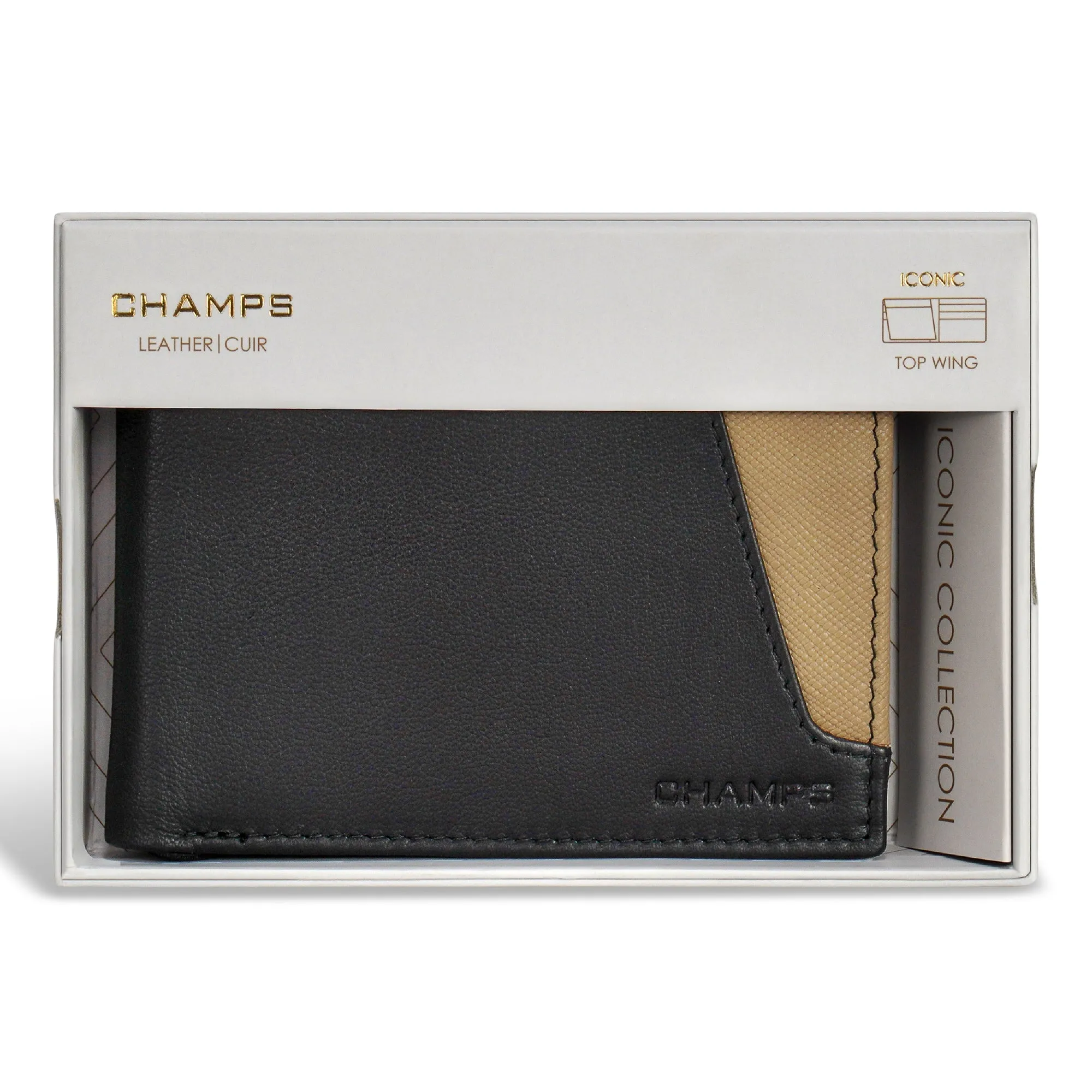 Iconic / Leather Top Wing Wallet