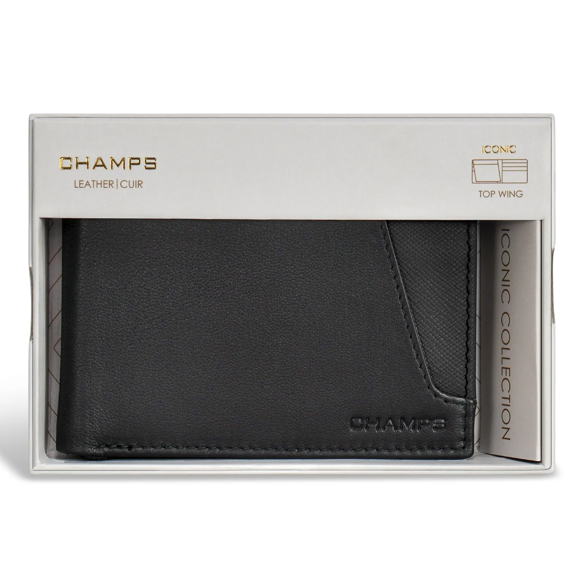 Iconic / Leather Top Wing Wallet
