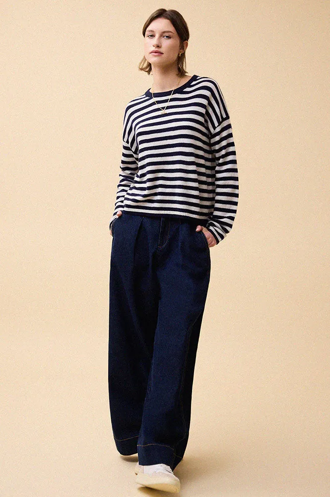 Iris Aria Stripe Cashmere Jumper