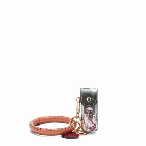 LIPSTICK CASE WRISTLET KEYCHAIN