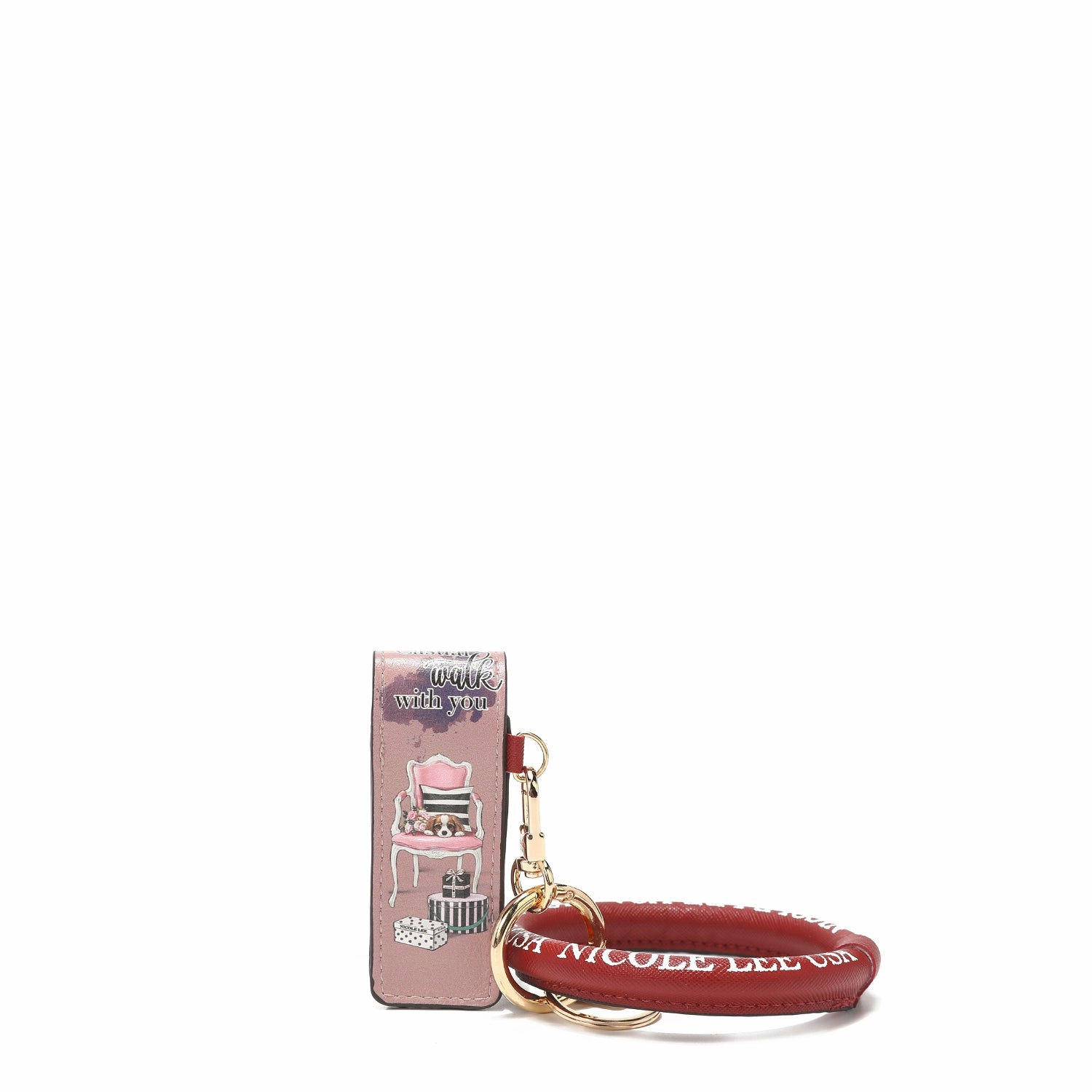 LIPSTICK CASE WRISTLET KEYCHAIN