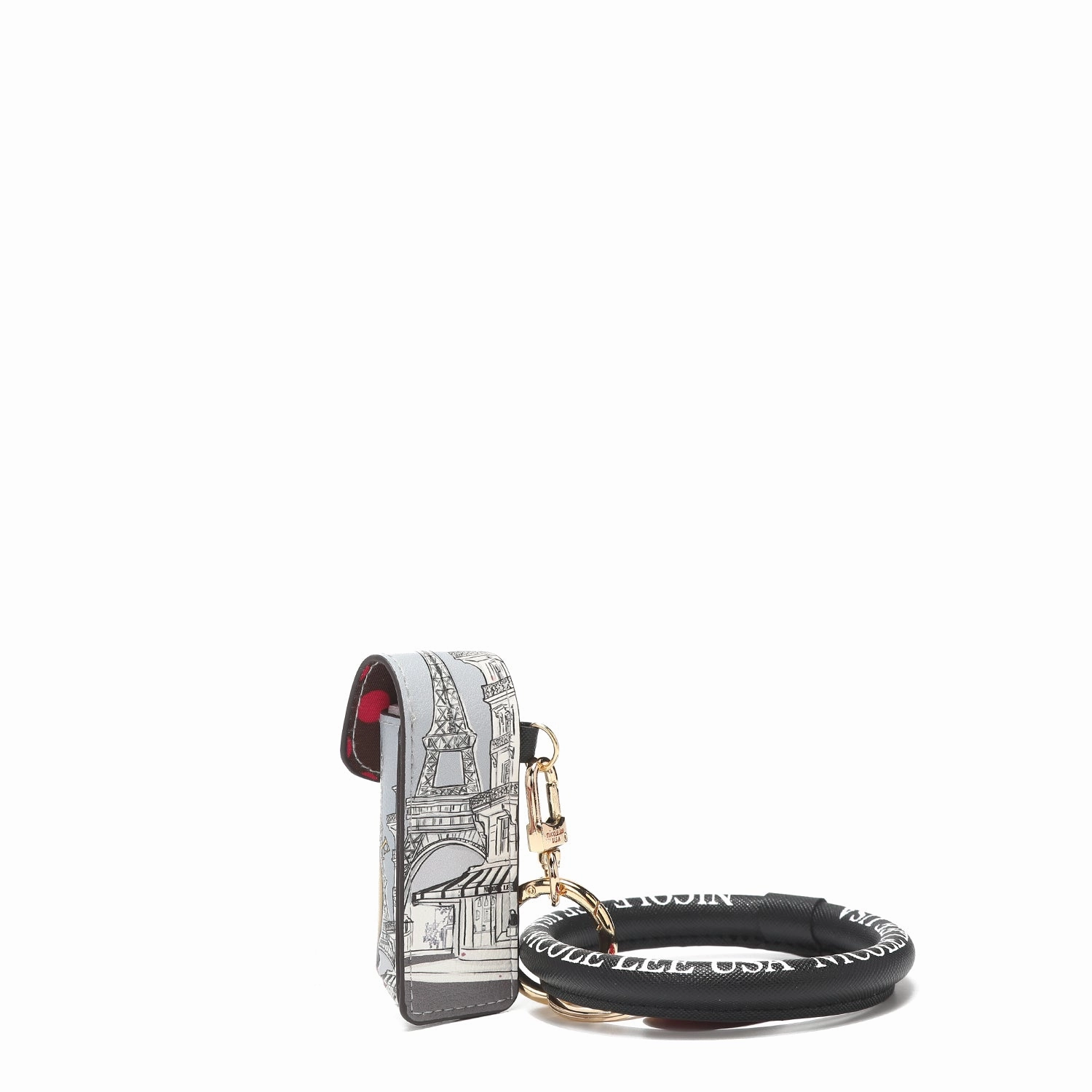 LIPSTICK CASE WRISTLET KEYCHAIN