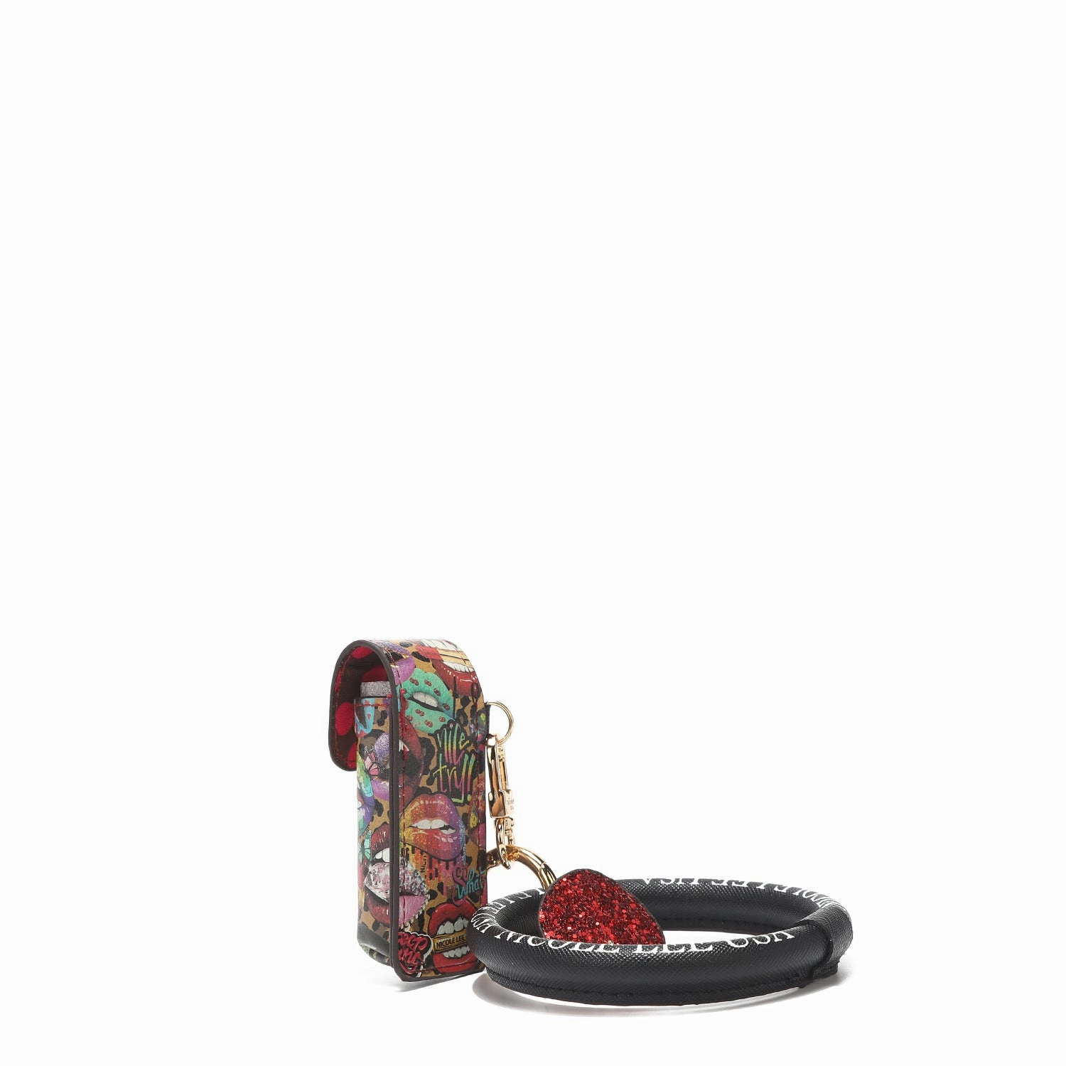 LIPSTICK CASE WRISTLET KEYCHAIN