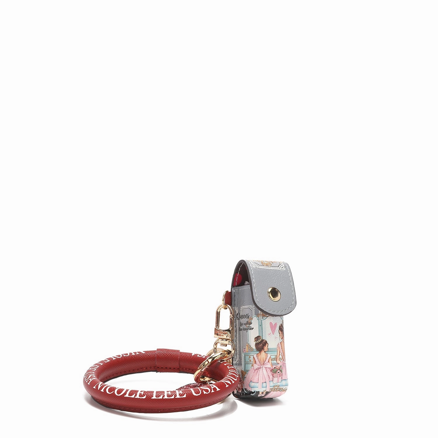 LIPSTICK CASE WRISTLET KEYCHAIN
