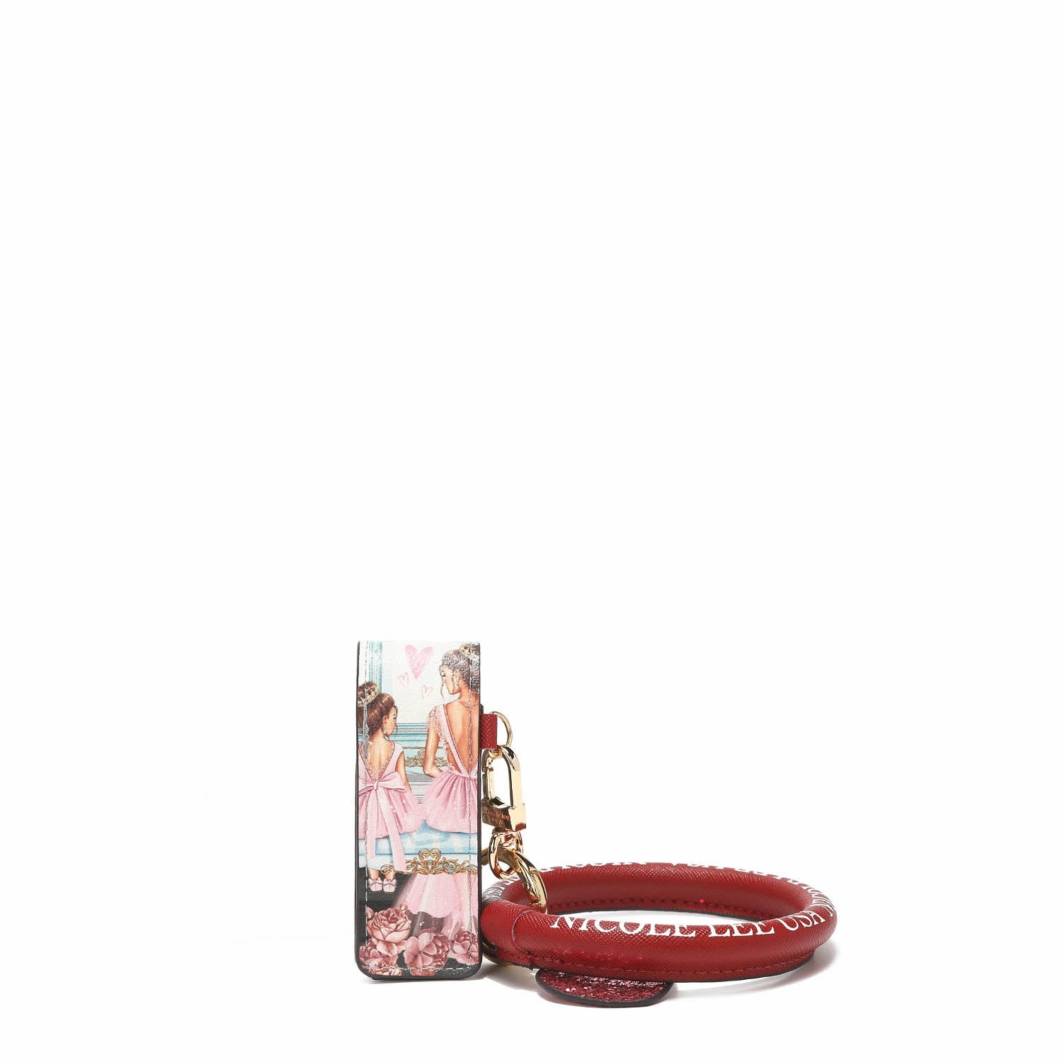 LIPSTICK CASE WRISTLET KEYCHAIN
