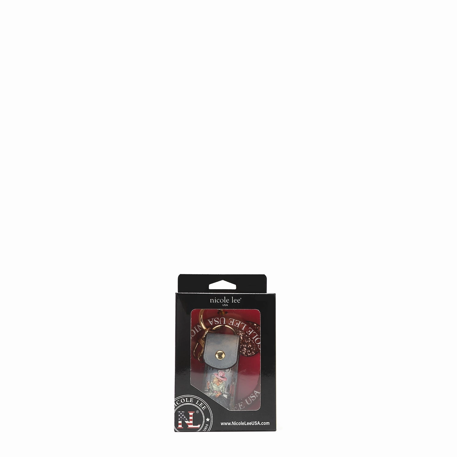 LIPSTICK CASE WRISTLET KEYCHAIN
