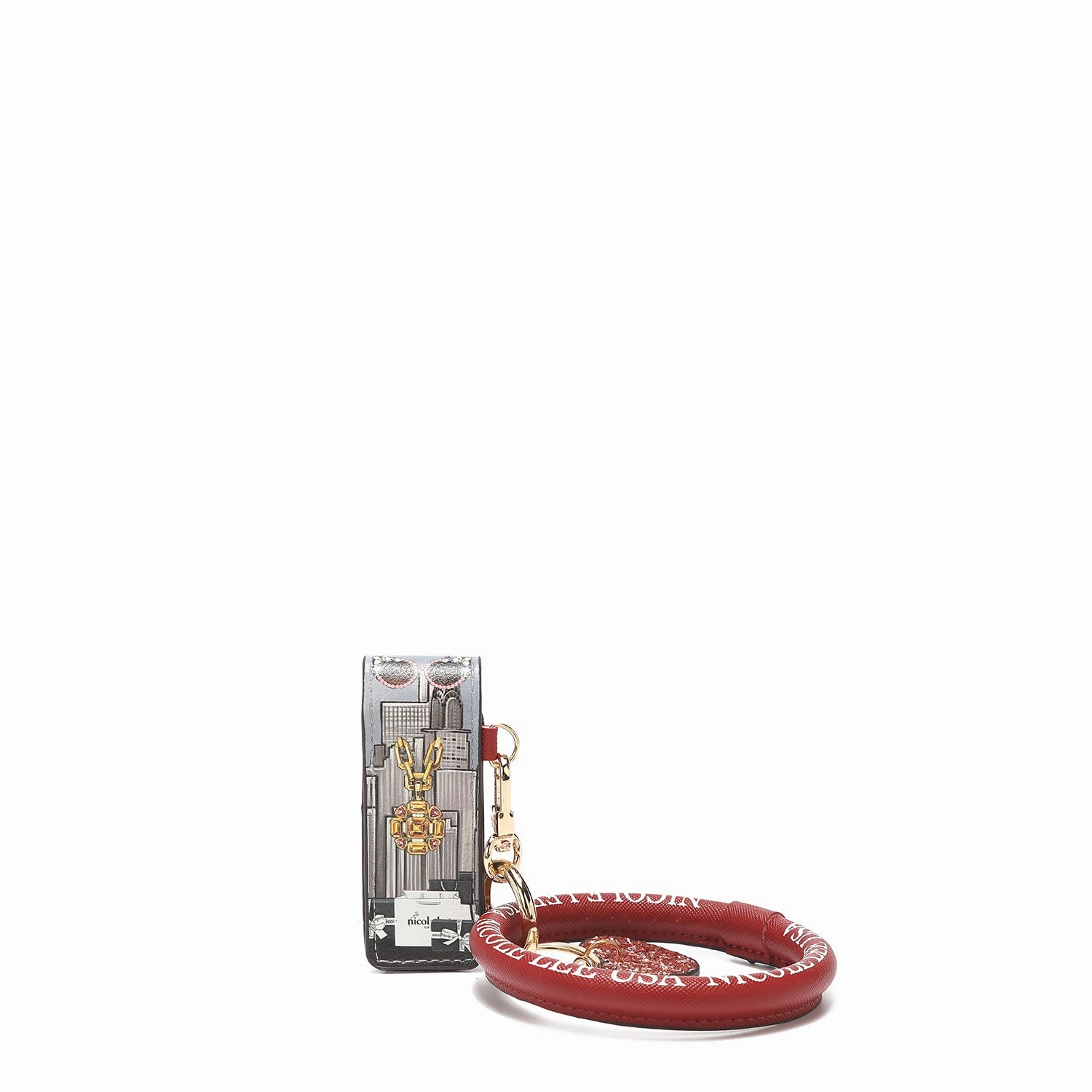 LIPSTICK CASE WRISTLET KEYCHAIN