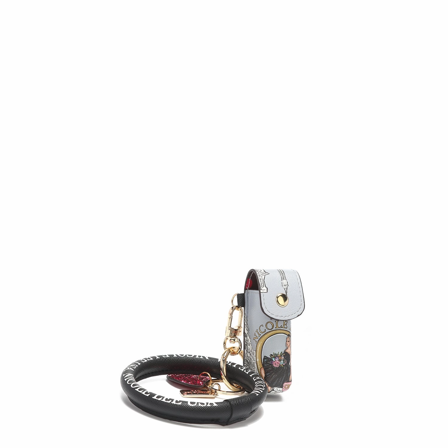 LIPSTICK CASE WRISTLET KEYCHAIN