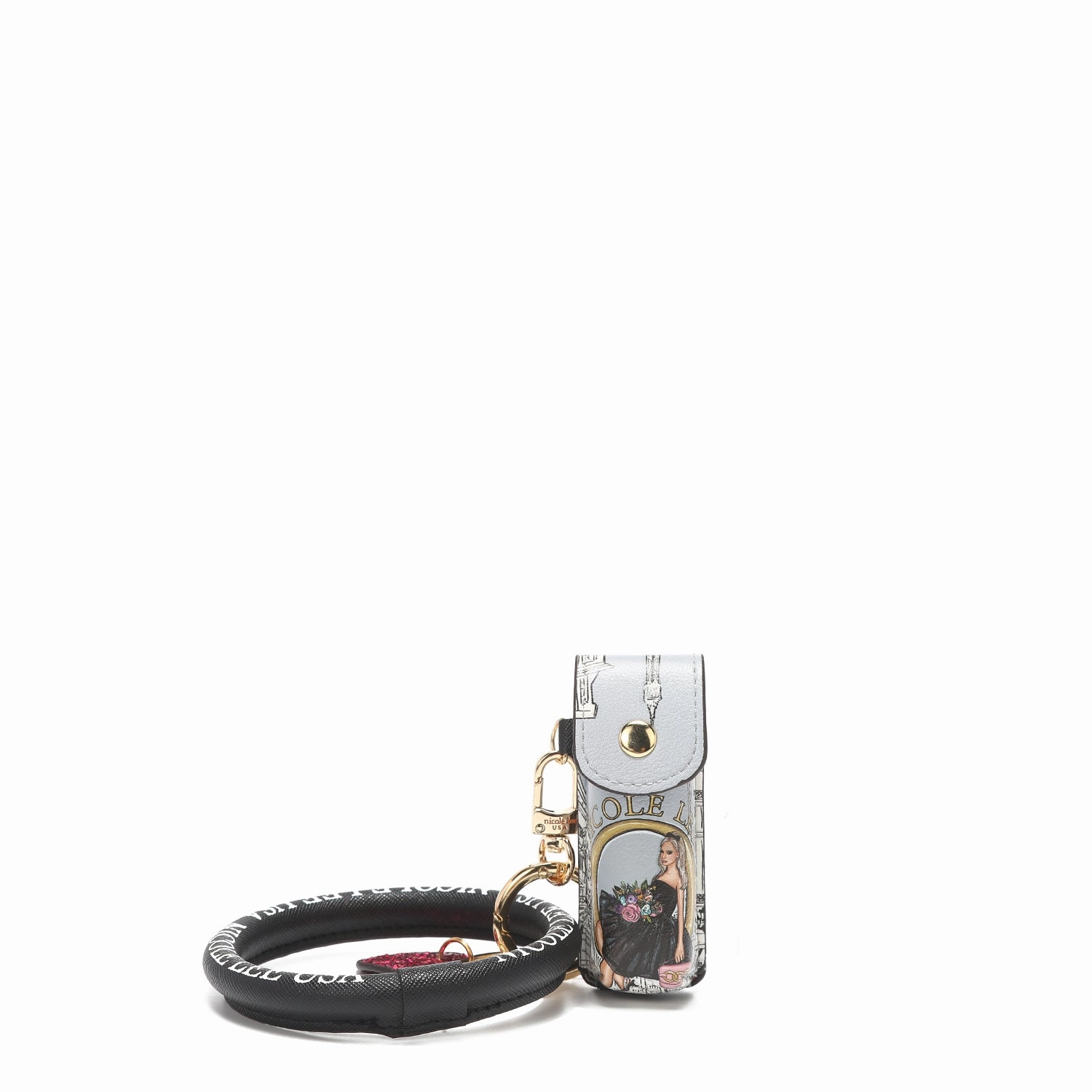 LIPSTICK CASE WRISTLET KEYCHAIN