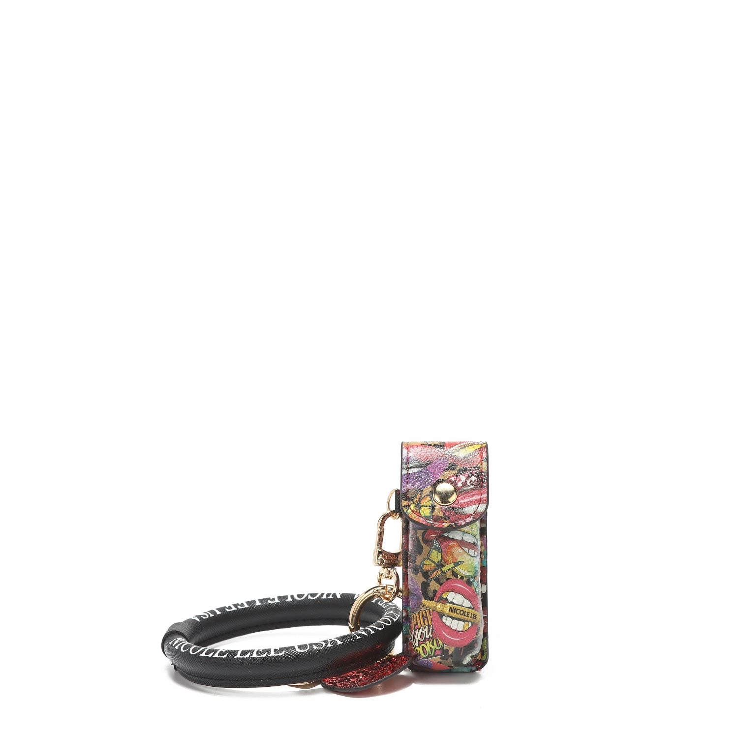 LIPSTICK CASE WRISTLET KEYCHAIN