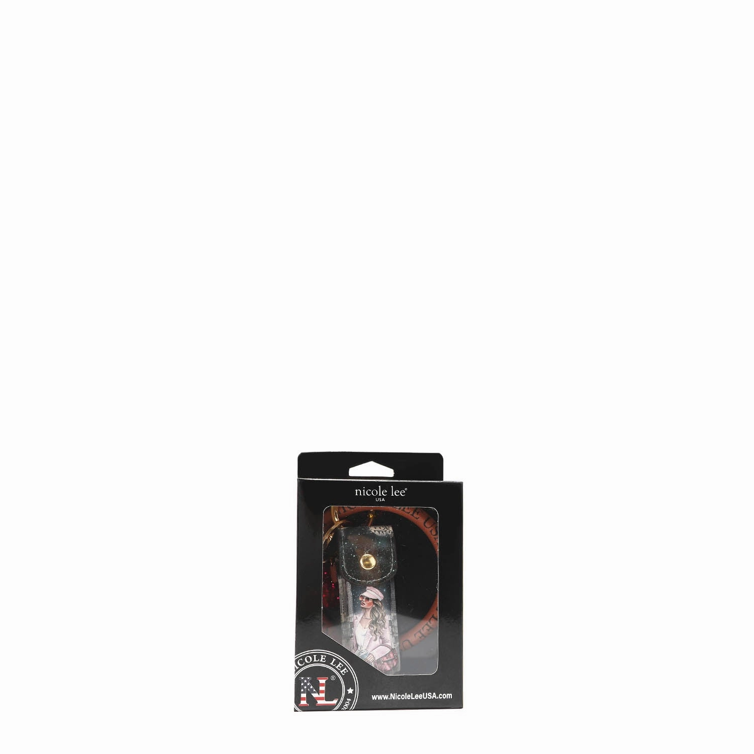 LIPSTICK CASE WRISTLET KEYCHAIN
