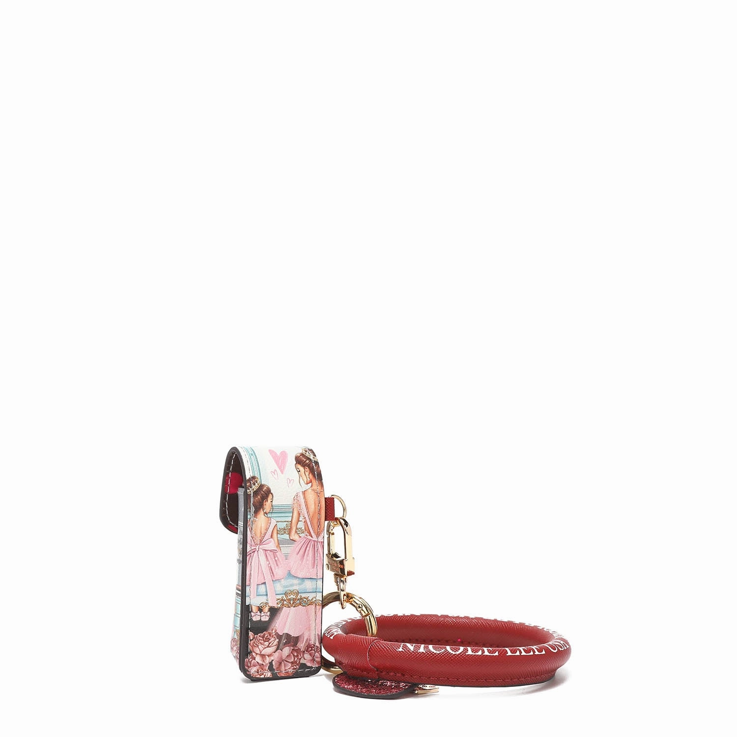 LIPSTICK CASE WRISTLET KEYCHAIN