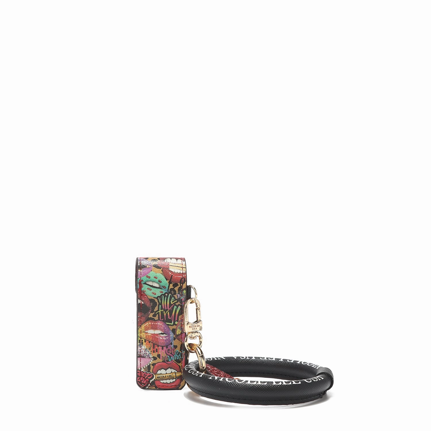 LIPSTICK CASE WRISTLET KEYCHAIN