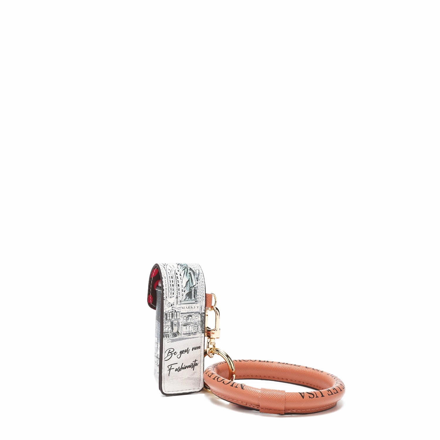 LIPSTICK CASE WRISTLET KEYCHAIN