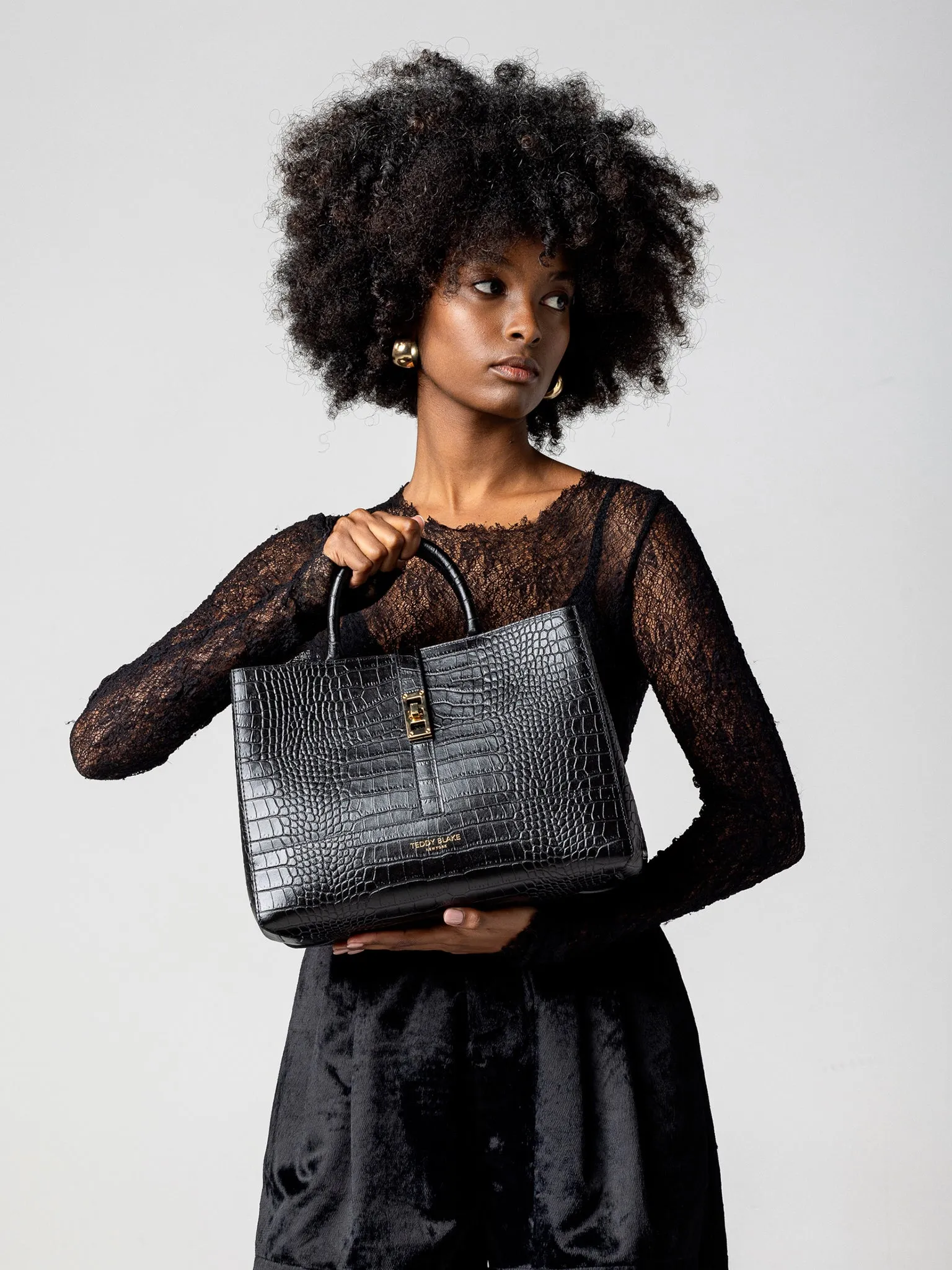 Lola Croco 12 - Black